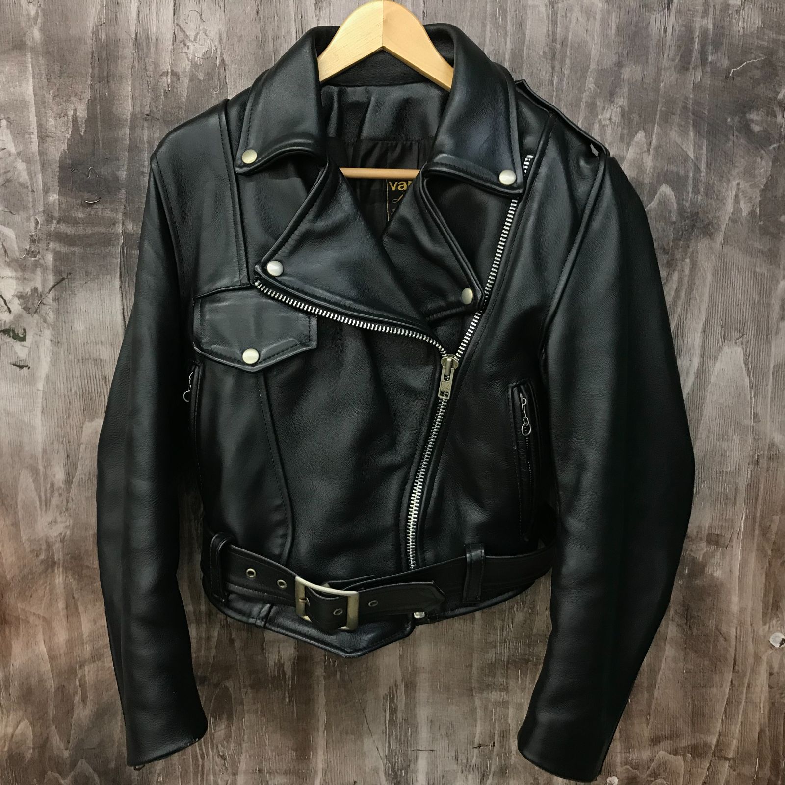 vanson バンソン USA製 ダブルライダース レザージャケット ブラック 