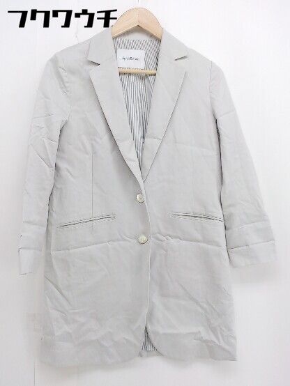 ◇ Spick & Span スピック＆スパン 長袖 ジャケット コート サイズ36 グレー レディース 【中古】 【1106040003311】