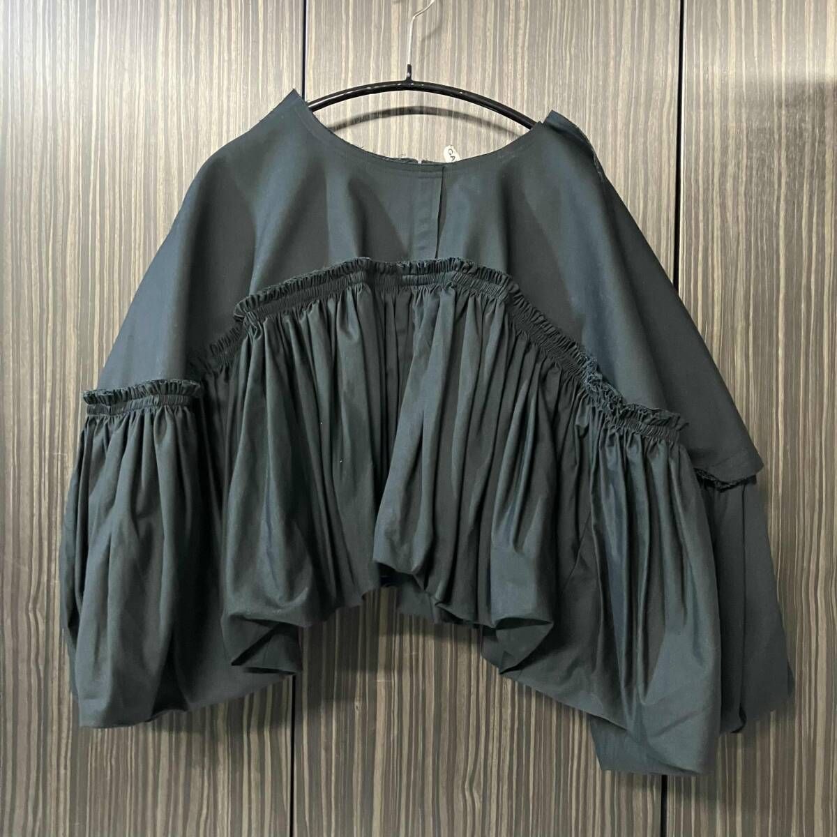 20ss COMME des GARCONS 長袖シャツ・ブラウス ORLANDO ギャザーボレロ サイズS コムデギャルソン