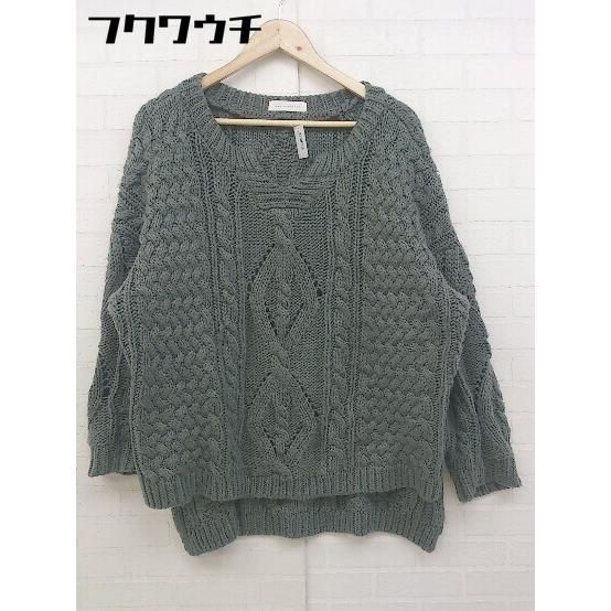 ◇ PATTERNTORSO パターントルソ 長袖 ニット セーター サイズF グレー レディース 【中古】 【1106080008369】