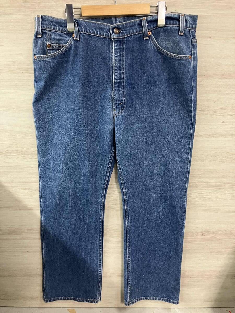 80s LEVI'S 20517-0217 denim デニム オレンジタブ サイズ40×30 ブルー系 リーバイス