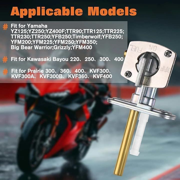 GOLD DEER 互換品 バイク燃料コック ガソリンコック フューエルコック