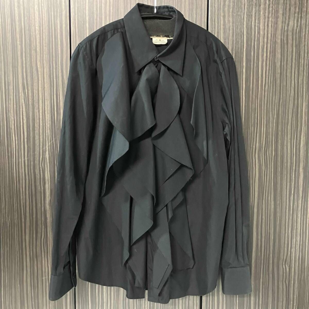 22aw COMME des GARCONS 長袖フリルデザインシャツ 長袖シャツ