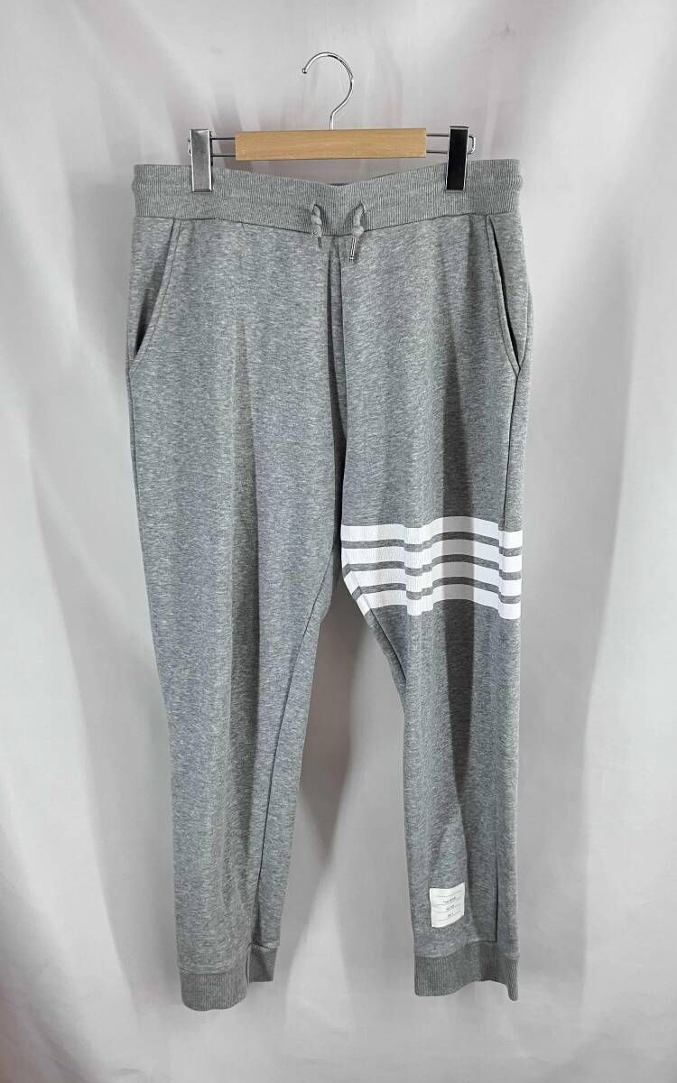 ★ THOM BROWNE トムブラウン スウェットパンツ 綿パン MADE IN JAPAN グレー 通年 11,722円
