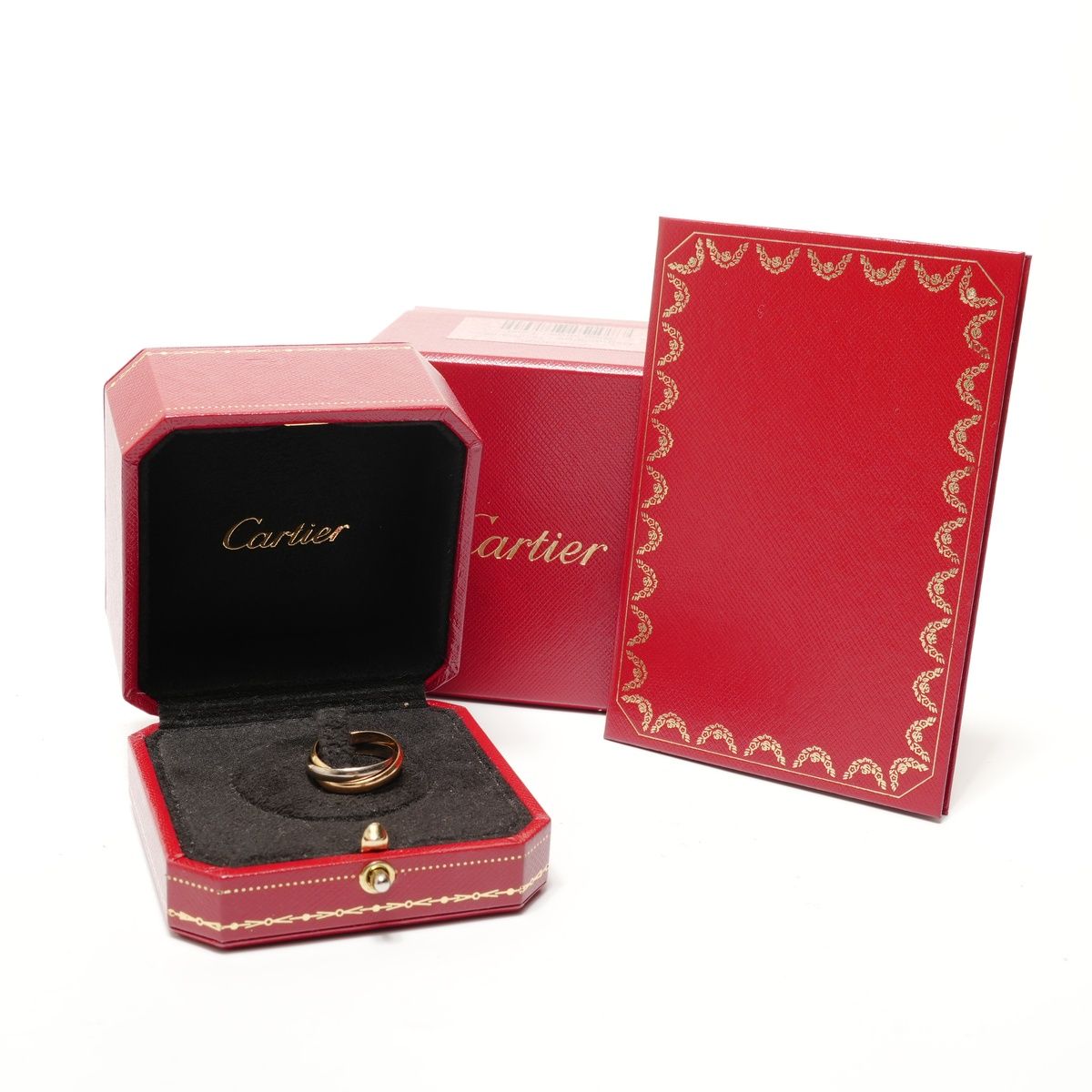 CARTIER カルティエ リング・指輪 トリニティリング Au750/箱証明書 