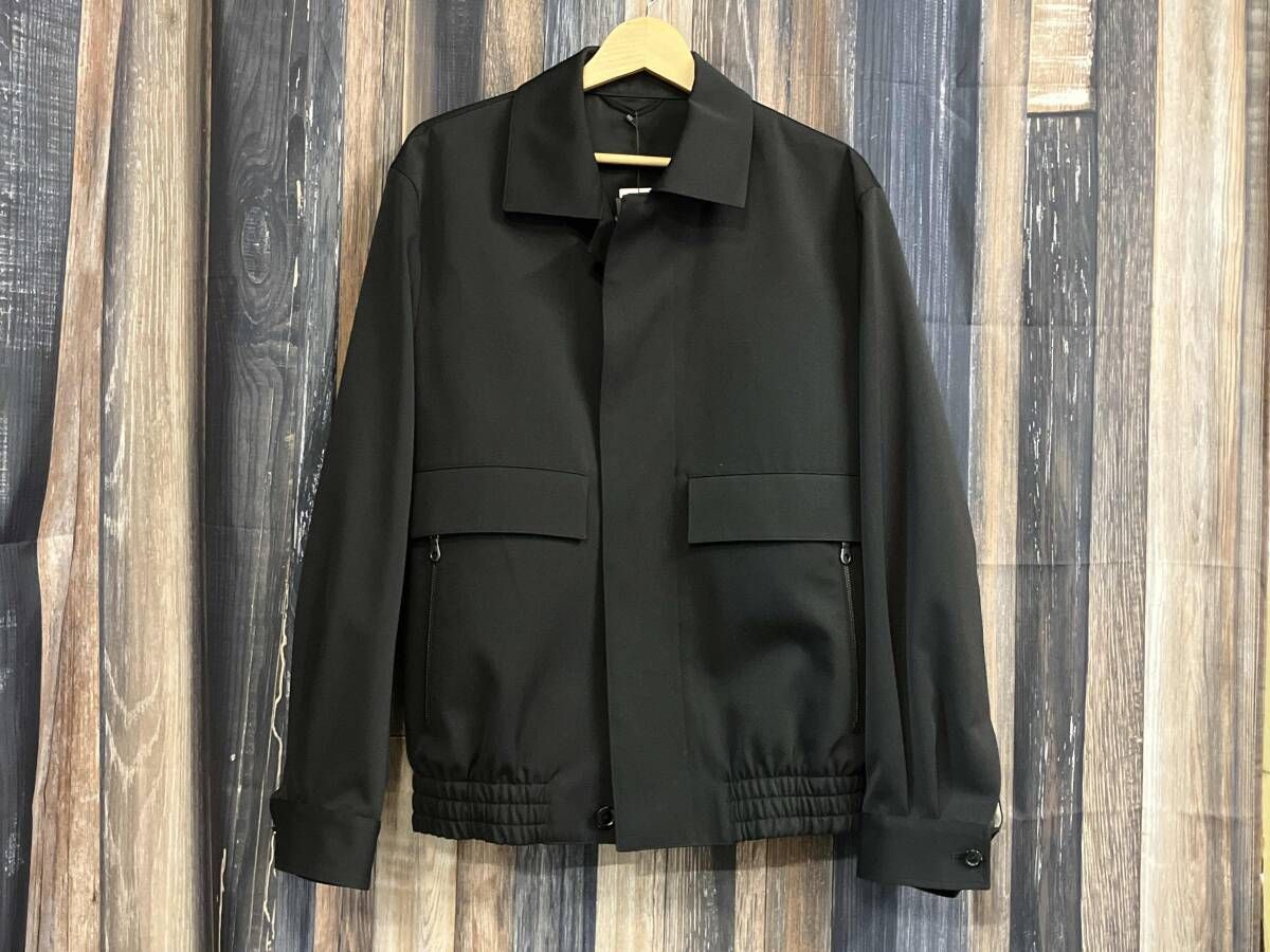 JOSEPH HOMME ジョゼフ オム ションヘルギャバジン ブルゾン JRJICA0202 サイズL カラーブラック