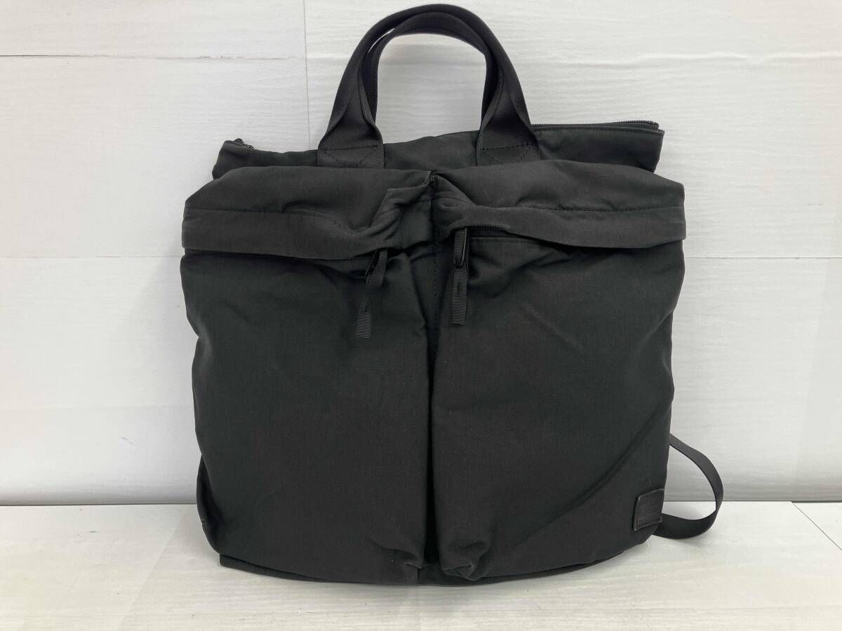 POTER x LOWERCASE x EDIFICE ポーター 吉田カバン/2WAY HELMETBAG /ブリーフケース ショルダーバッグ/ブラック