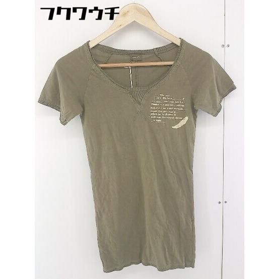 ◇ ◎ ENDLOW エンドロウ タグ付き 半袖 Tシャツ カットソー サイズ38 カーキ レディース 【1110060006719】