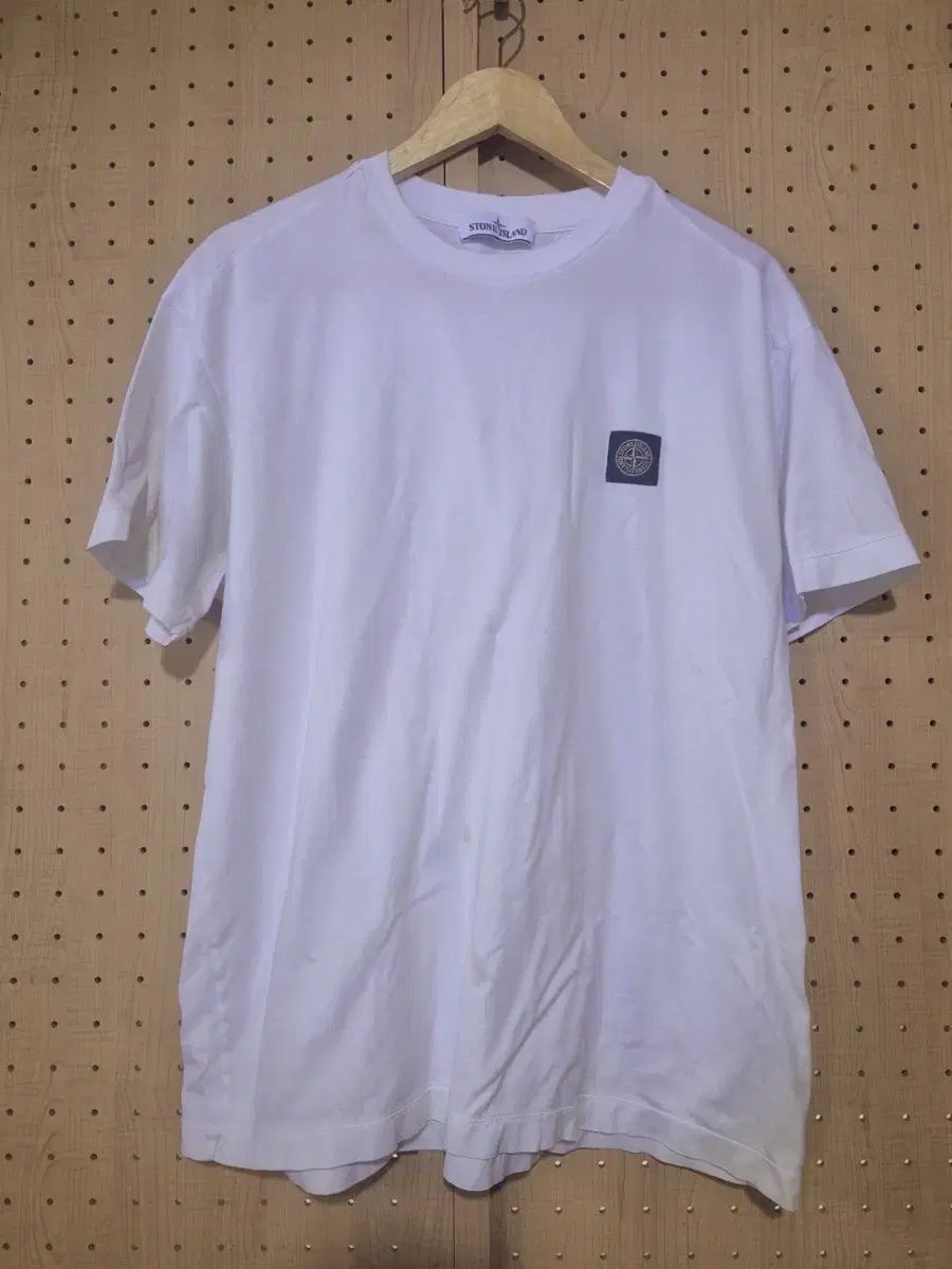 STONE ISLAND ストーンアイランド 白 半袖 Tシャツ XXL