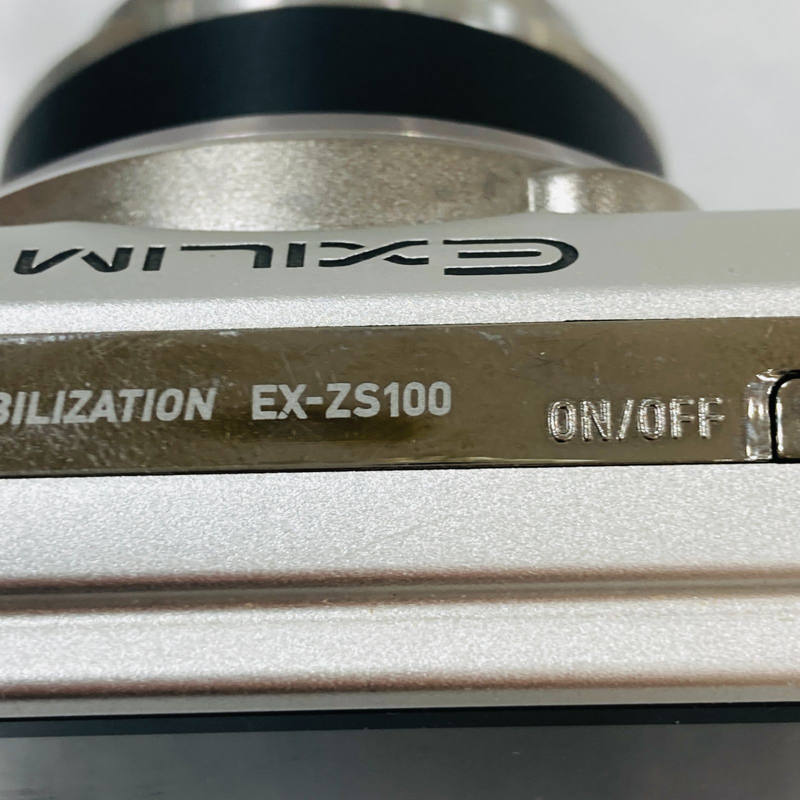 A【簡易動作確認済】CASIO カシオ EXILIM EX-ZS100 シルバー 箱•付属品 