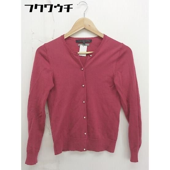 ◇ green label relaxing グリーンレーベル UNITED ARROWS 長袖 カーディガン ピンクレッド系 レディース 【中古】 【1111040005050】