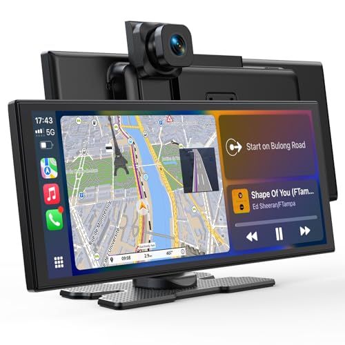 【新品】ディスプレイオーディオ 10.25インチ 2.5K ドライブレコーダー前後同時録画 ワイヤレスCarPlay/Android Auto/Airplay/Andriod Cast 対応 ポータブルカーナビ バックカメラ連動 簡単取付 ス 0ee60659
