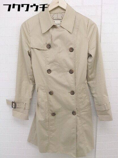◇ ◎ VICKY ビッキー ベルト付き 長袖 トレンチコート サイズ 1 ベージュ レディース 【中古】 【1111090003365】