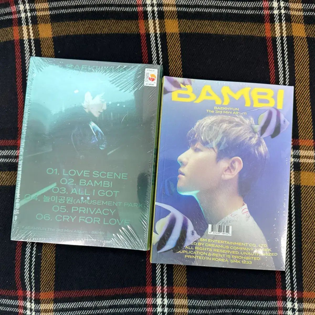現物) 未開封 ベクヒョン(BAEKHYUN) アルバム Bambi Photo Book ver 2種 セット