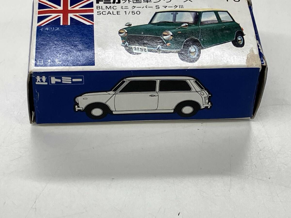 トミカ F8 BLMC ミニクｰパｰS マｰクⅢ 赤 ルｰフ:黒 シｰト:茶 外国車
