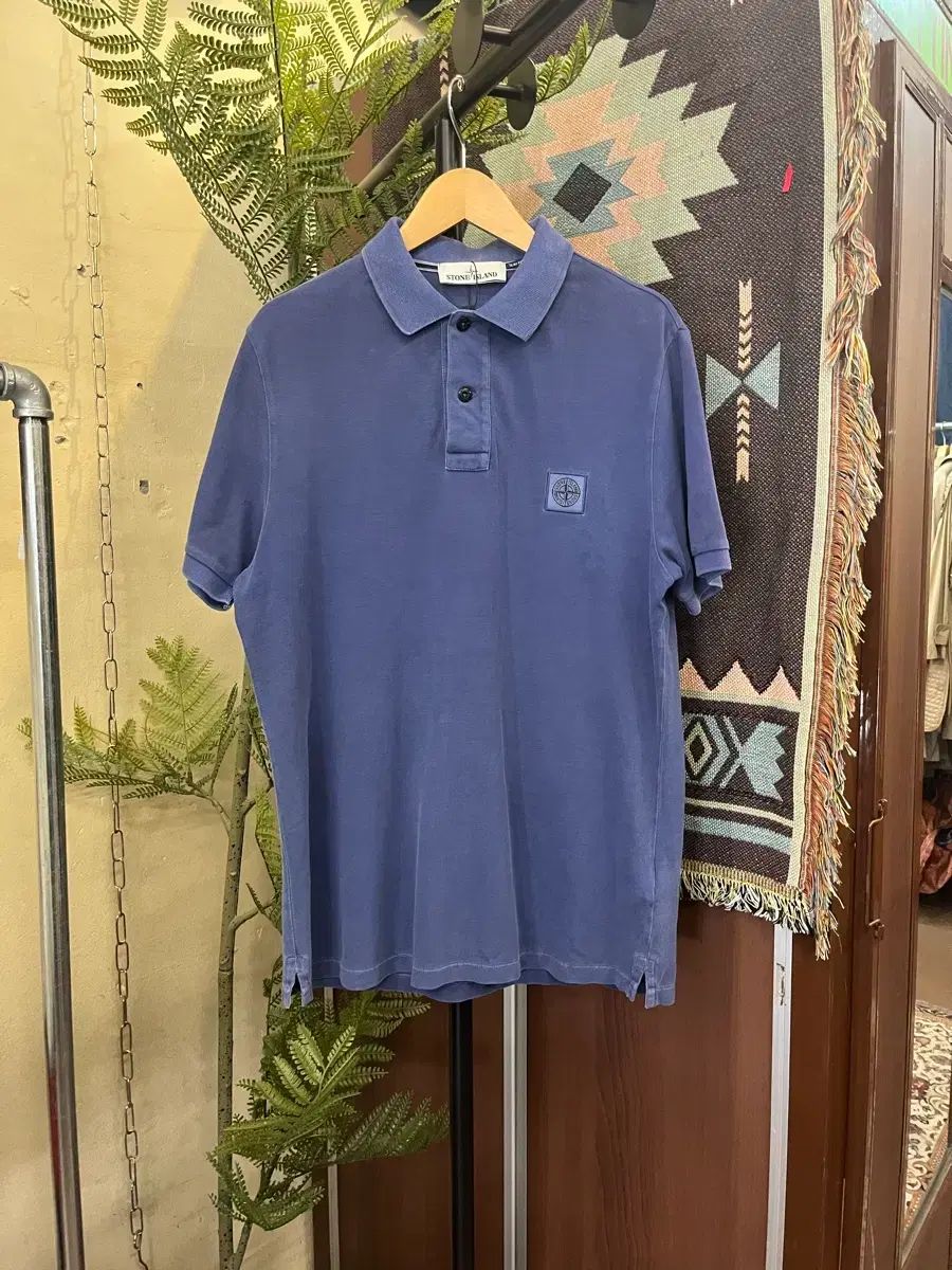 STONE ISLAND ピグメント ダイド ポロ シャツ #csz885
