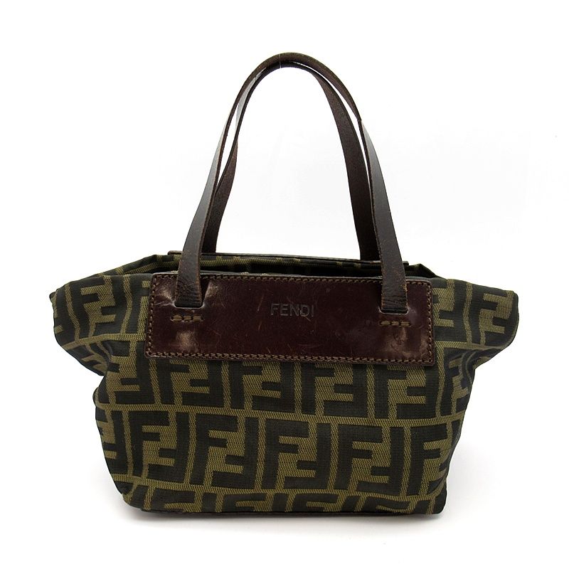レディース FENDI フェンディ ズッカ ズッキーノ FFロゴ トートバッグ