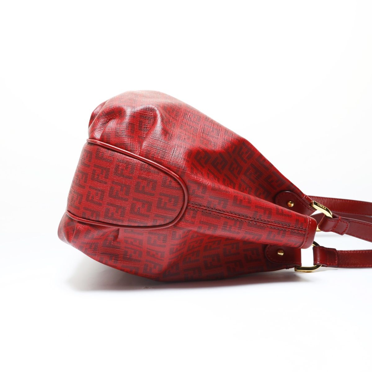 FENDI フェンディ ショルダーバッグ ズッキーノトート PVC【中古 