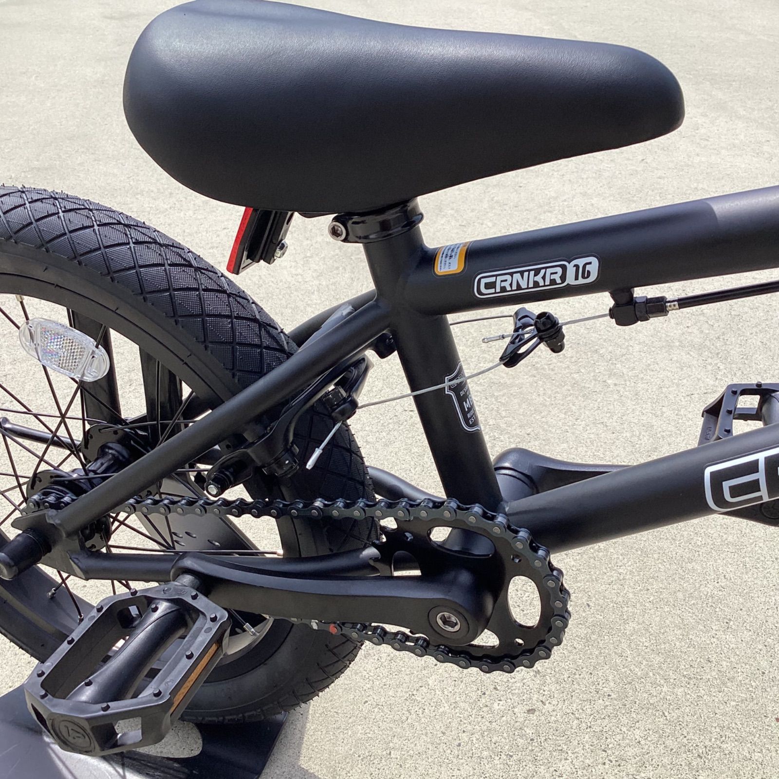 BMX完成車 全国発送可能】CRANKER CRANKER 16INCH MATT BLACK - メルカリ
