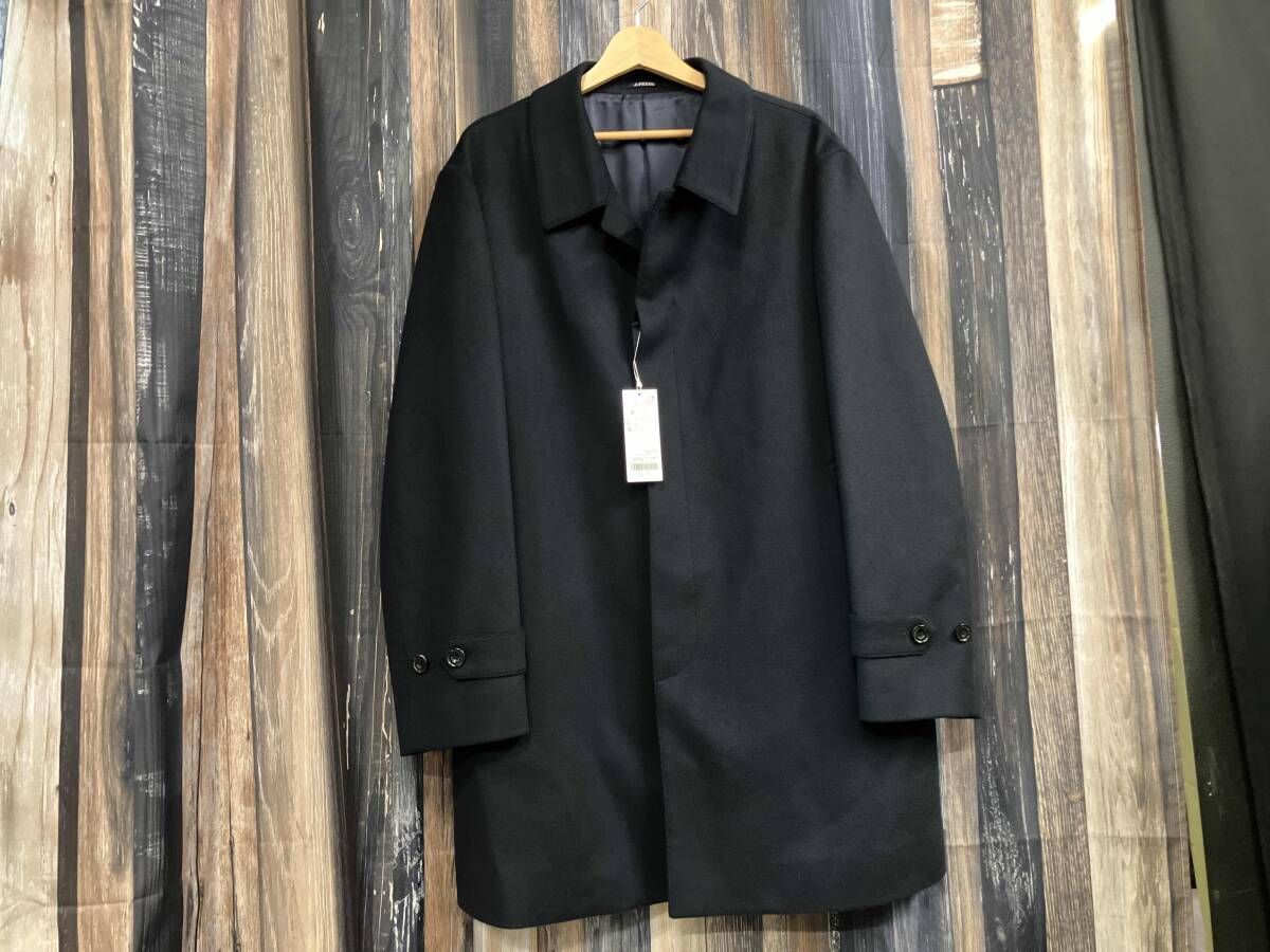 【タグ付き】J.PRESS ジェイプレス ウールカシミヤビーバー ドレスショートコート COOXGW0502 ネイビー 3L 参考価格￥101,200