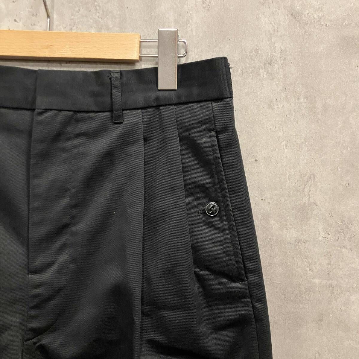 Dickies 2タックワークパンツ sizeM ブラック ディッキーズ