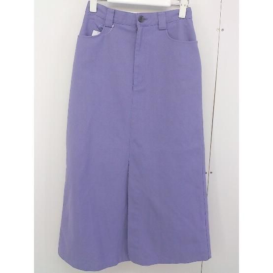 ◇ green label relaxing UNITED ARROWS ロング タイト スカート サイズ36 パープル レディース 【中古】 【1202220000962】