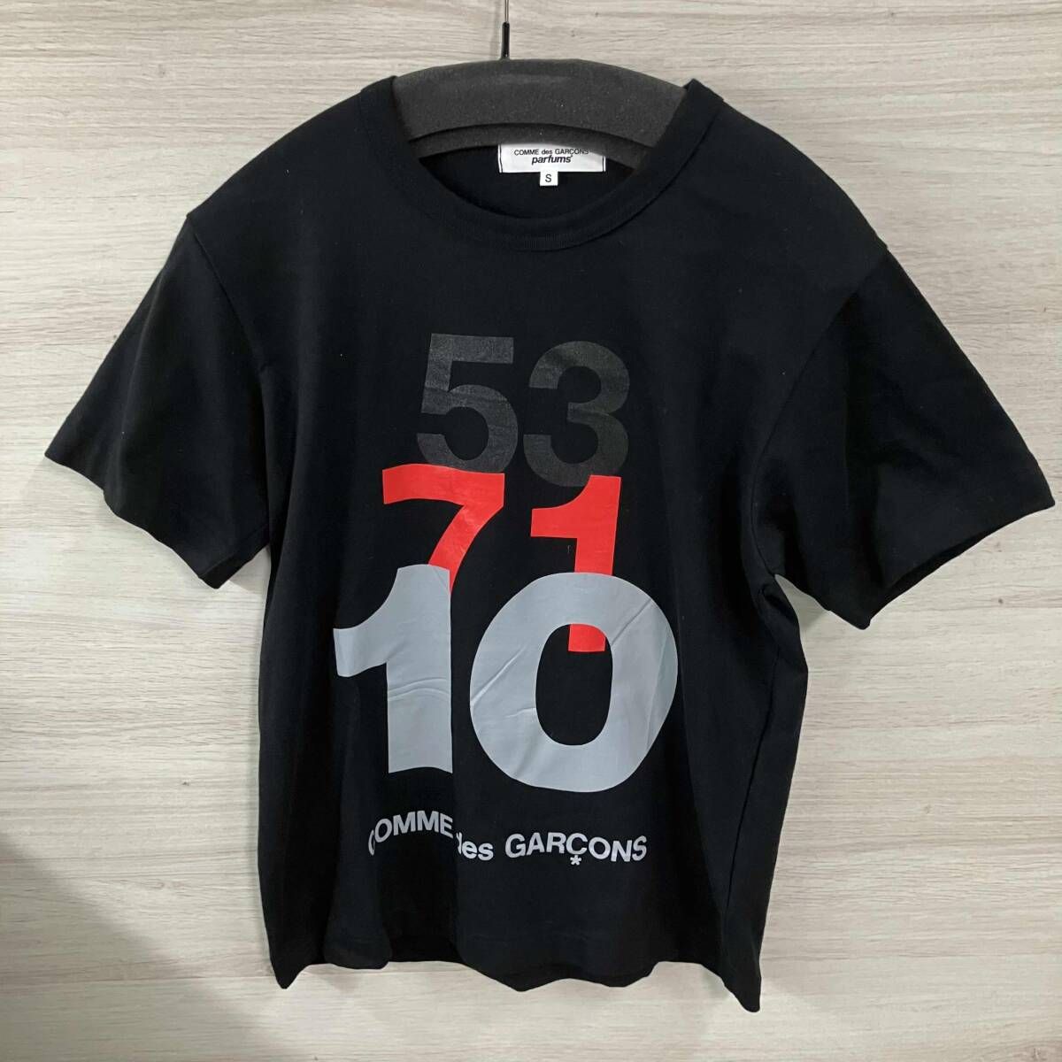 24AW COMME des GARCONS PARFUMS 30周年記念 真空パックTシャツ サイズS ブラック コムデギャルソンパルファム