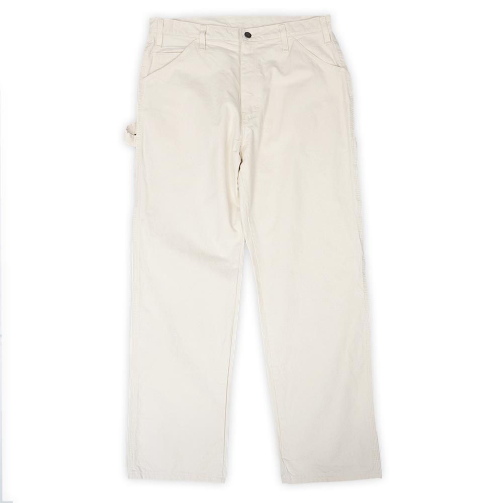 ディッキーズ Dickies 美品 00s 2000年代 コットン ペインターパンツ USA 定番 ヴィンテージ アメリカ 古着 メンズ ズボン パンツ 生成り オフホワイト W34 L30【中古】