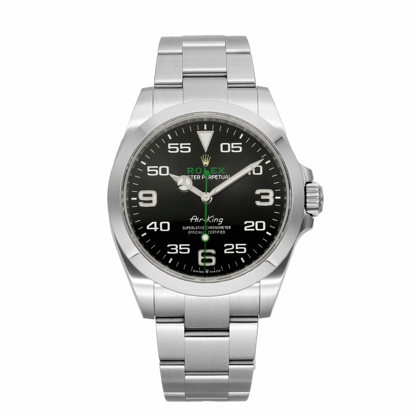 ■【新品】ロレックス 時計 エアキング 126900 ブラック文字盤 自動巻き ROLEX
