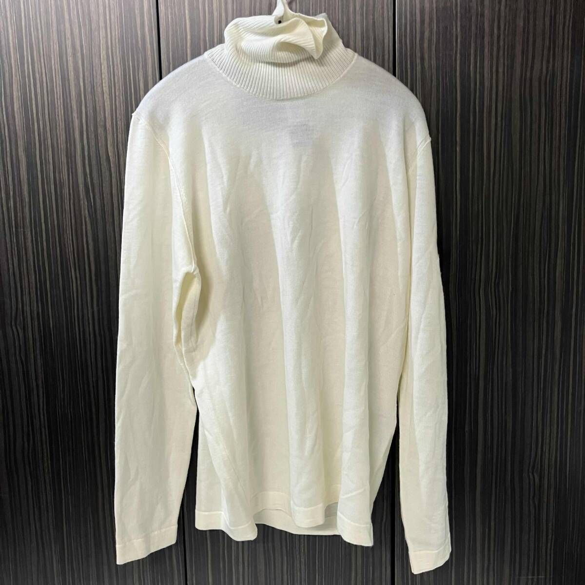 16aw STONE ISLAND ROLL NECK KNIT ニット XLサイズ ホワイト系 ストーンアイランド