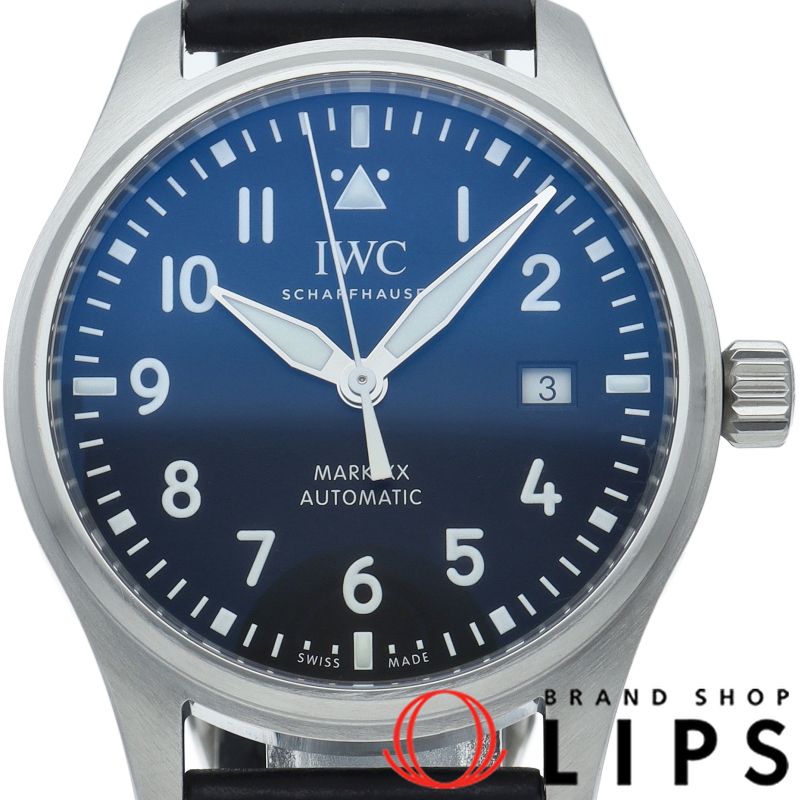 インターナショナルウォッチカンパニー IWC パイロットウォッチ マーク20 IW328201 箱 保証書 SS/革 メンズ時計