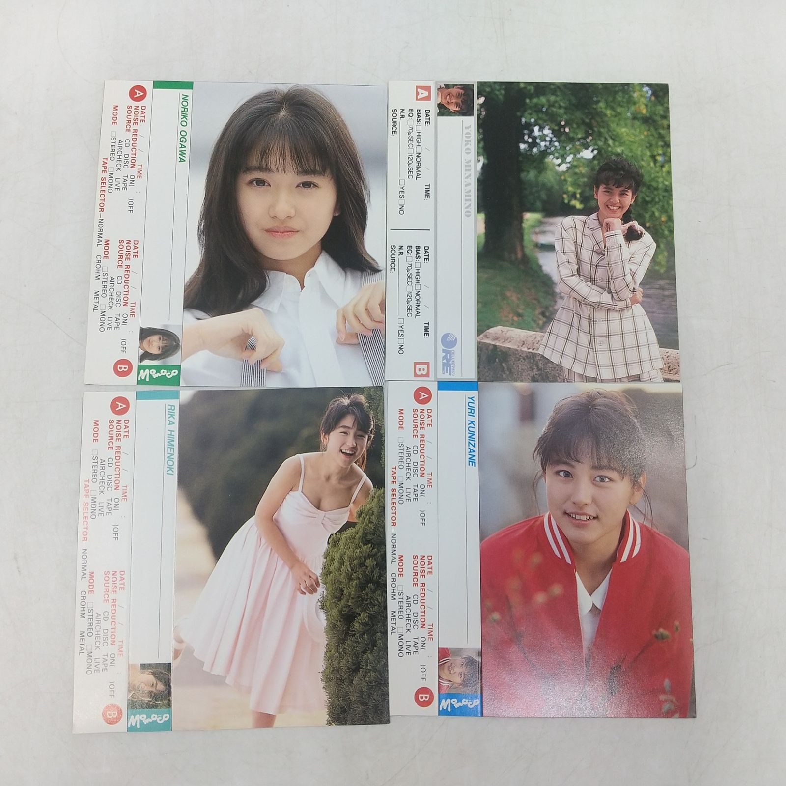 まとめ売り】'80年代~'90年代 女性アイドル カセットインデックス 14枚