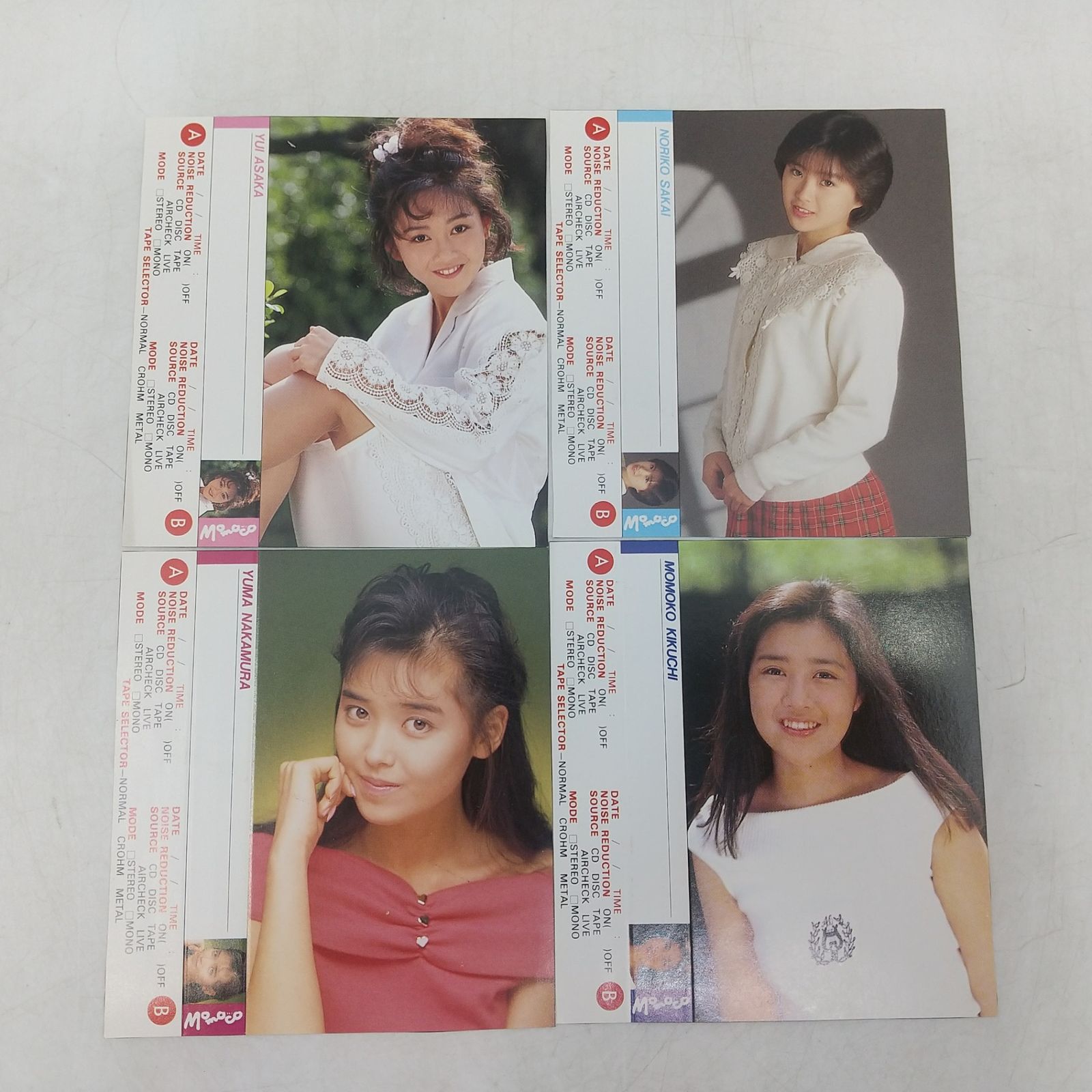まとめ売り】'80年代~'90年代 女性アイドル カセットインデックス 14枚