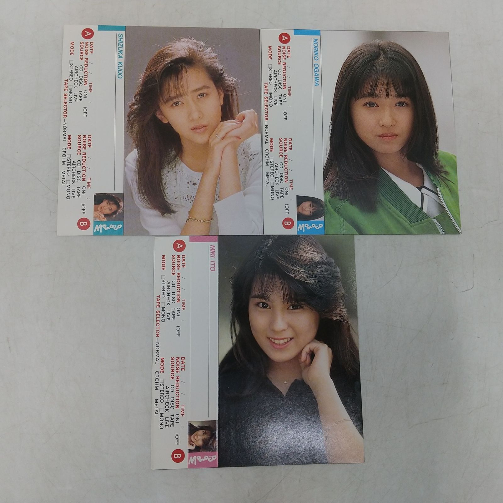 希少 80年90年代 昭和代表アイドルのカセットテープ 時代を想い出を売ります。 まとめ売り】'80年代~'90年代 女性アイドル カセットインデックス 14枚