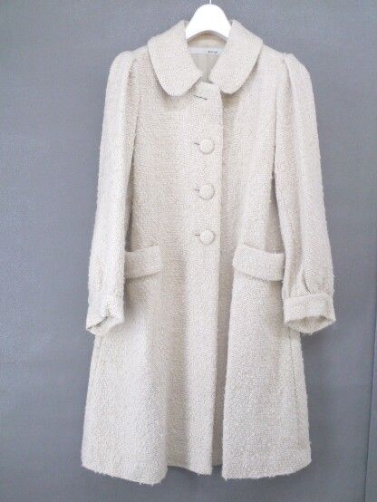 ◇ ◎ GRAYISH グレイッシュ 長袖 ステンカラーコート サイズ 38 ベージュ レディース 【中古】 【1203030005376】
