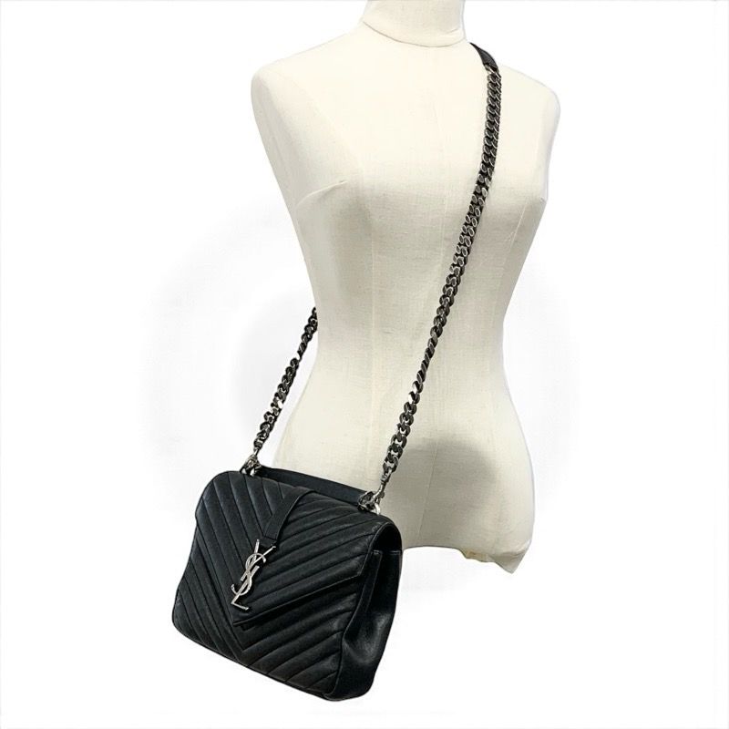 サンローラン SAINT LAURENT カレッジ バッグ ショルダーバッグ レザー 