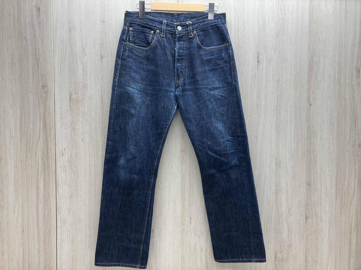 LEVI’S/リーバイス 501XX ジーンズ デニムパンツ Vintage Clothing 47501-0117 1947年復刻 USA製 片面ビッグE 赤耳 牛革パッチ ボタン裏R