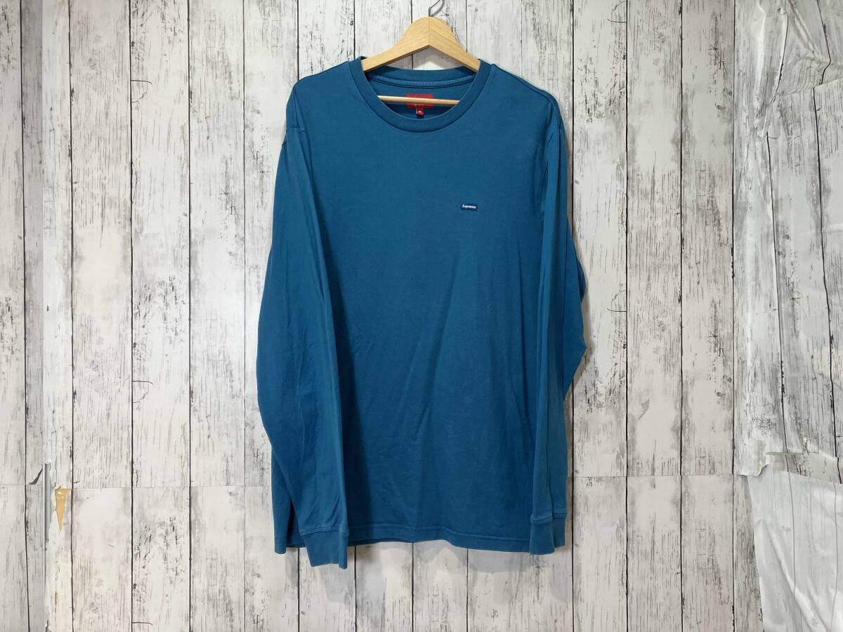 Supreme シュプリーム　small box logo TEE スモールボックスロゴティー 22AW サイズM カラーブルー