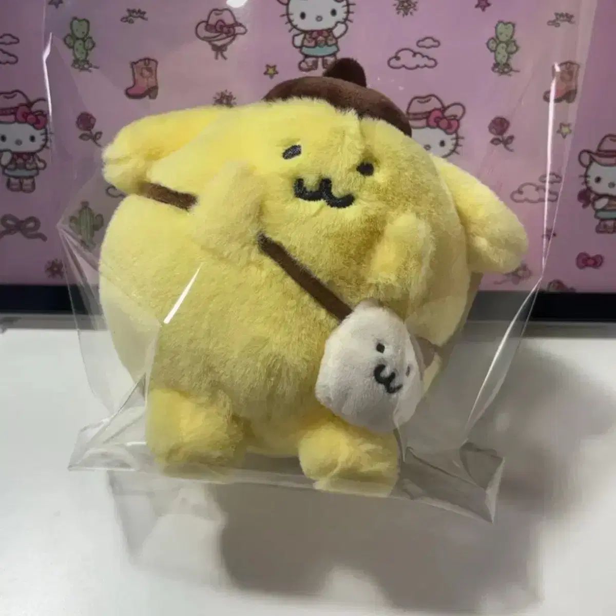 サンリオ ナガノ コラボ ポムポムプリン キーホルダー マフィン