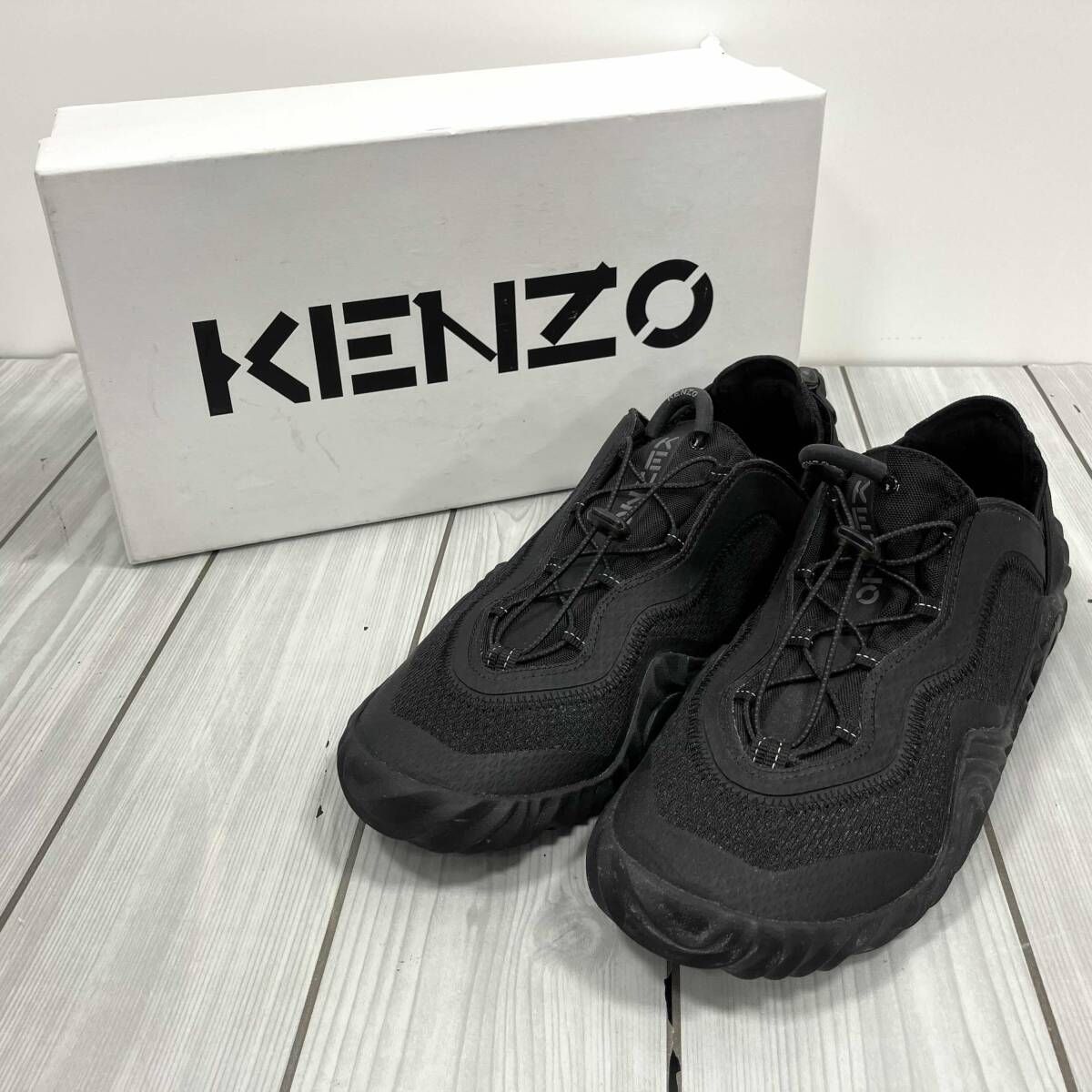 KENZO ケンゾー FA65SN004F57 スニーカー ブラック サイズ42