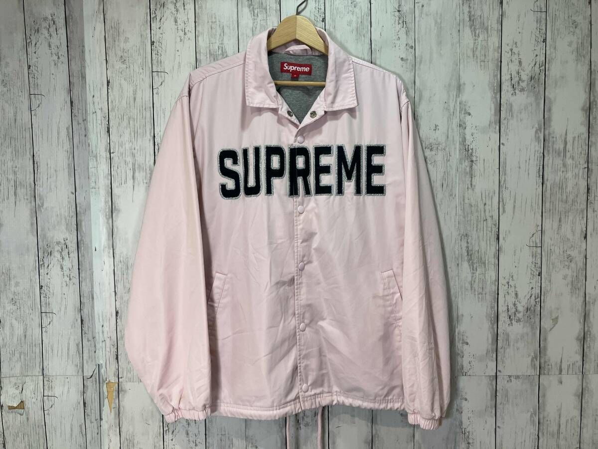 supreme spellout coaches jacket Pink M シュプリーム ピンク