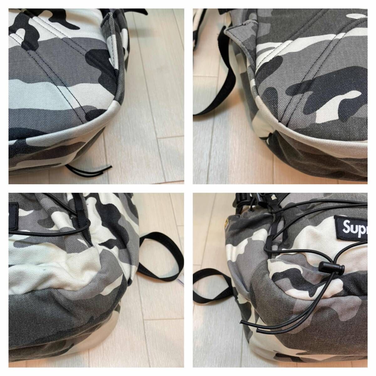 ☆ Supreme シュプリーム リュック BACK PACK SNOW CAMO グレー系 通年 