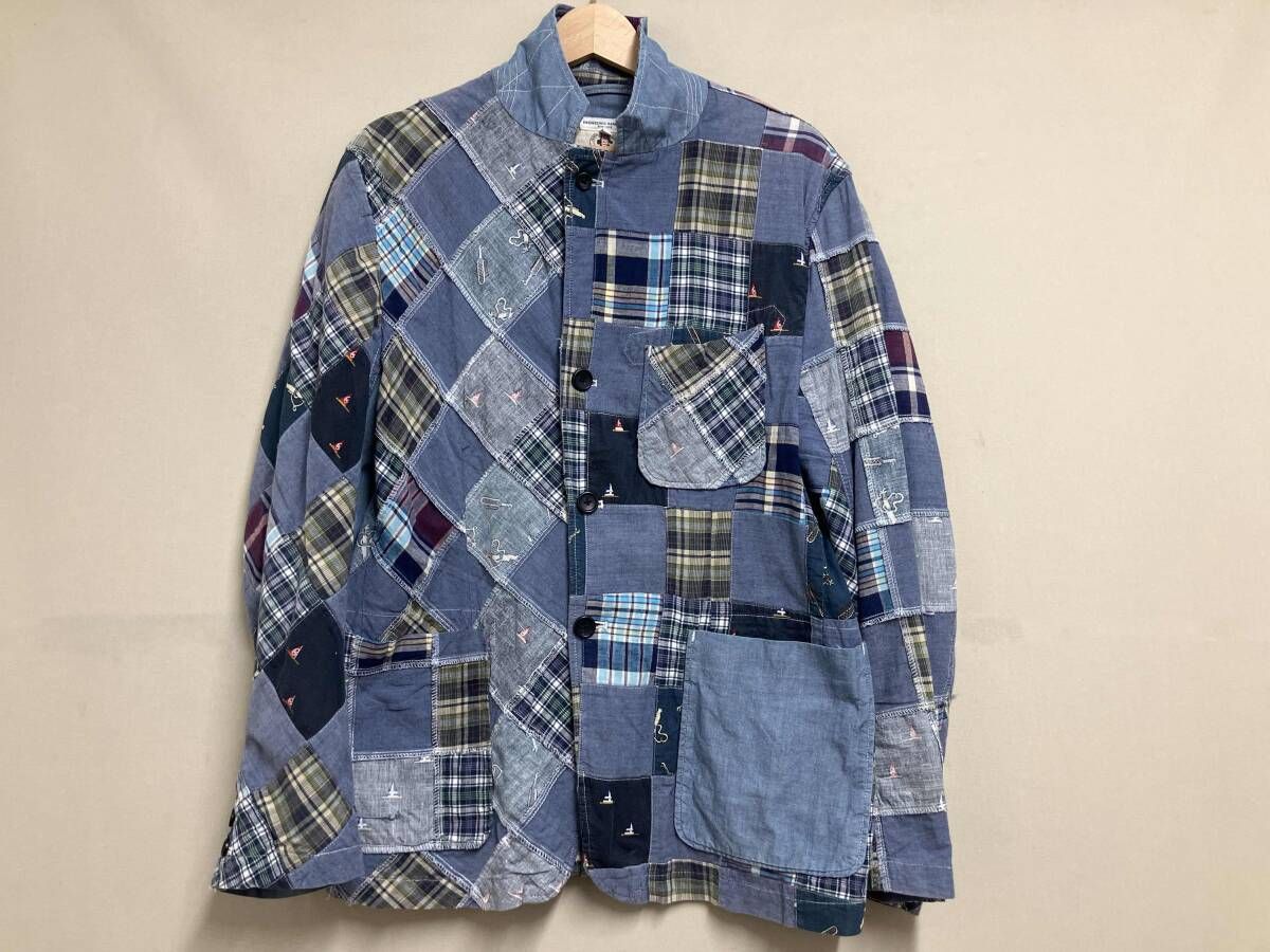 ENGINEERED GARMENTS/エンジニアード　ガーメンツ/×BEAMS+/パッチワーク/ブルー