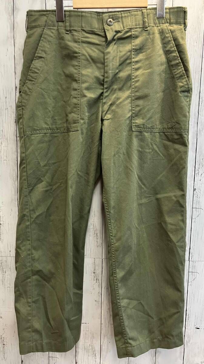 ベイカーパンツ 70s OG-507 W36 L31 カーキ ロングパンツ