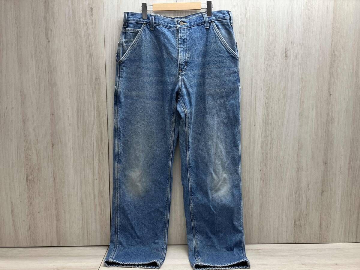 Carhartt/カーハート B200 DST デニムペインターパンツ ヴィンテージ ワークパンツ ジーンズ 古着 フリースライナー メキシコ製 36×34