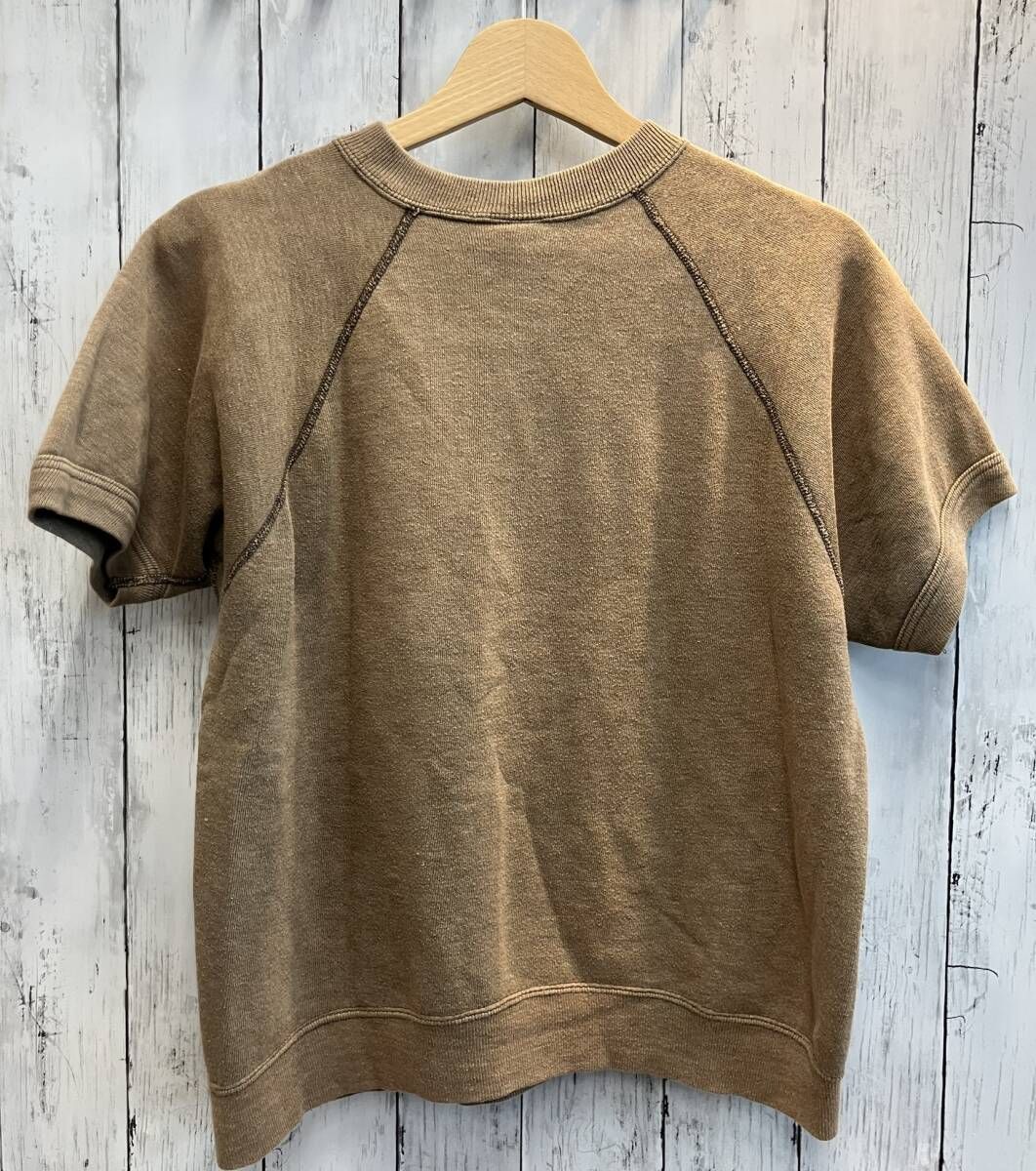 SPORTSWEAR スポーツウェア　スウェット半袖Tシャツ 70s 80s CAROLINA ラグランスリーブ　Mサイズ