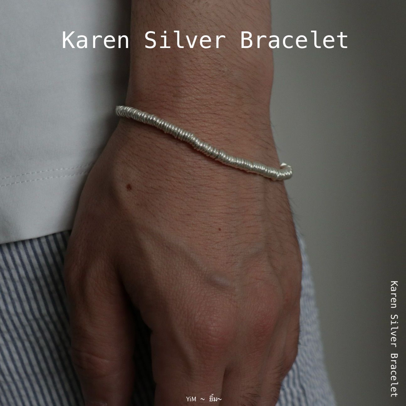 25A-BL405｜Karen Silver Beads Bracelet 【 18cm 19cm 19.5cm 】 カレン シルバー ビーズ ブレスレット シンプルブレスレット 7,296円