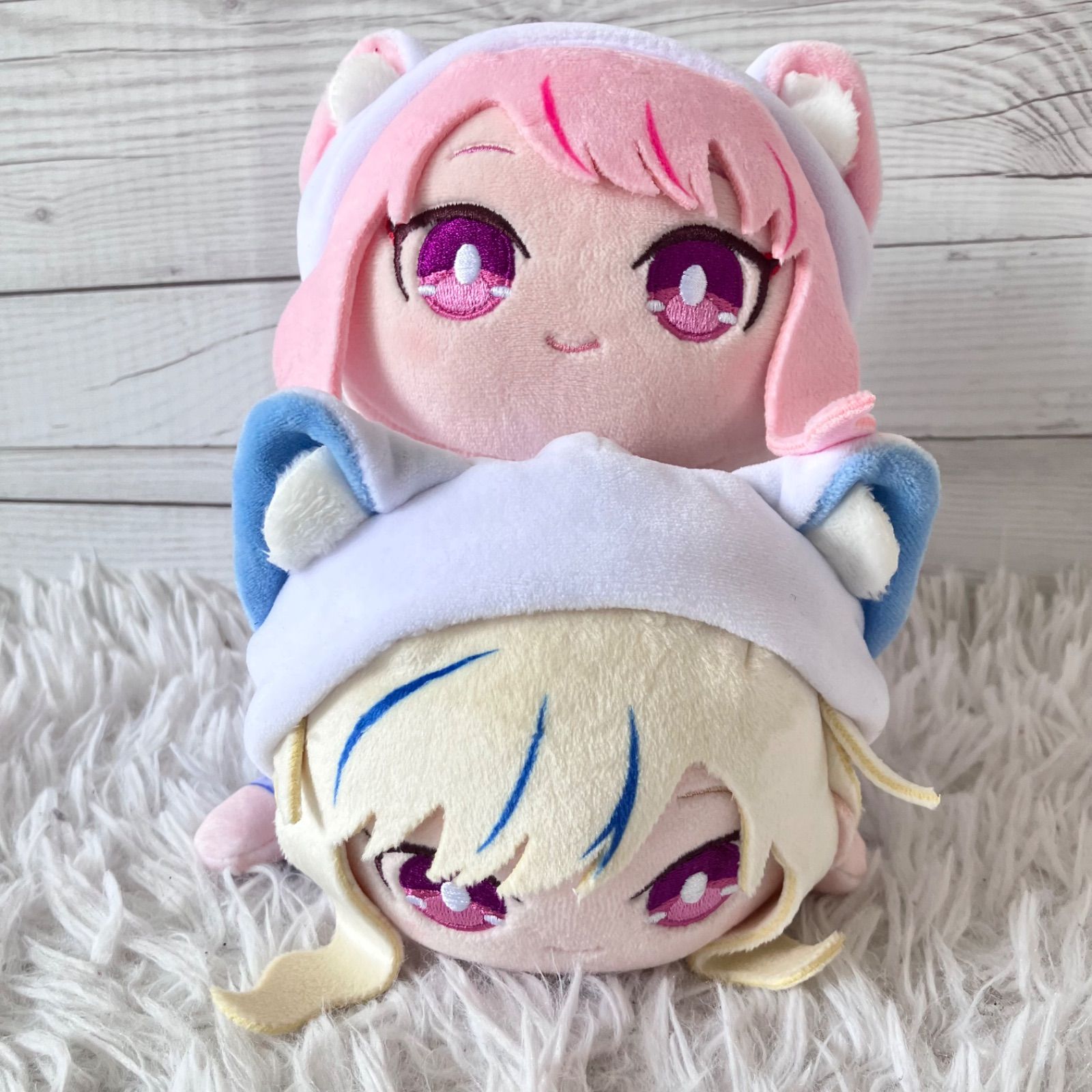 HIMEHINA   ねそべりぬいぐるみ 2体セット 美品 ヒメヒナ HIMEHINA GiGO限定 プライズ ねそべり ぬいぐるみ 全2種