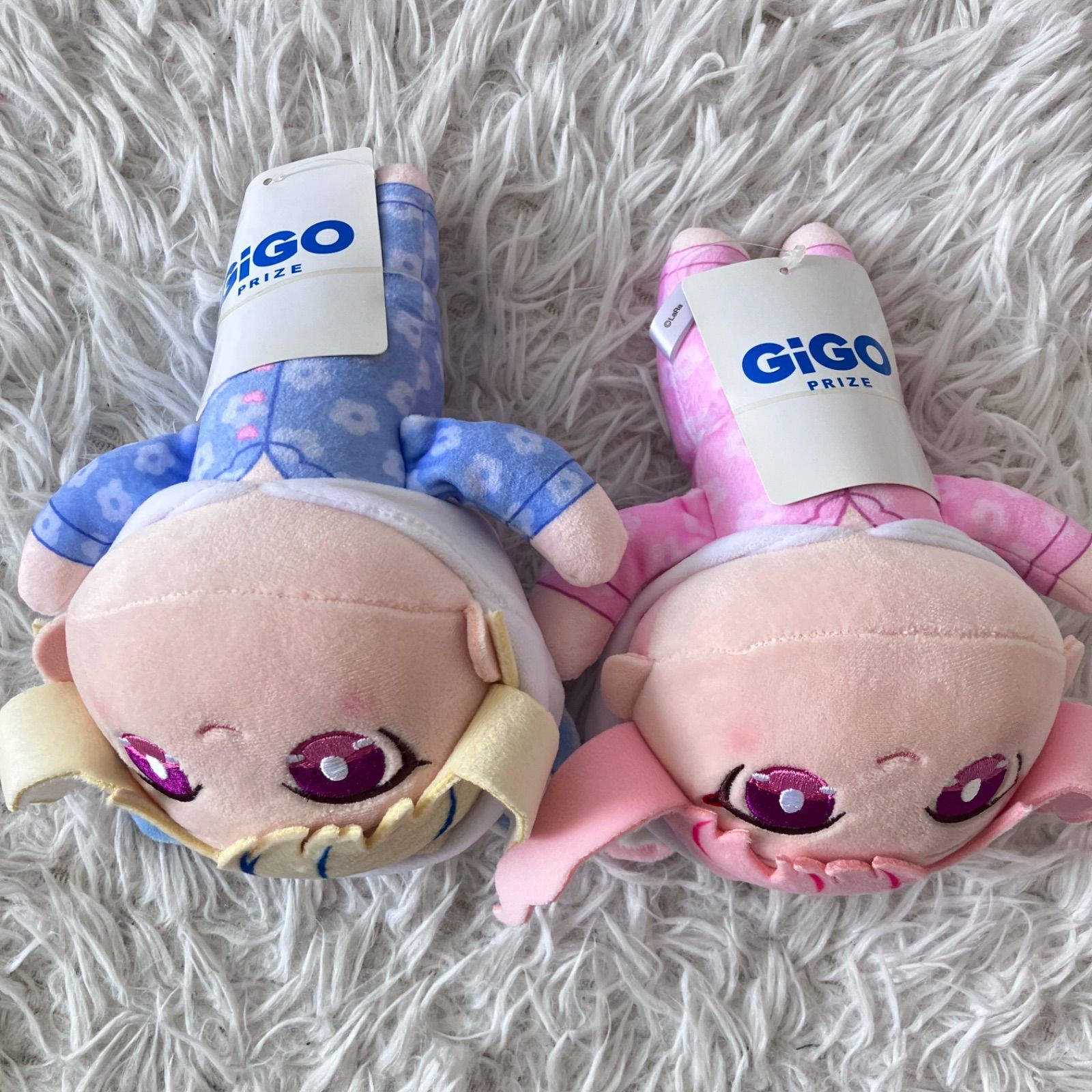 HIMEHINA   ねそべりぬいぐるみ 2体セット 美品 ヒメヒナ HIMEHINA GiGO限定 プライズ ねそべり ぬいぐるみ 全2種