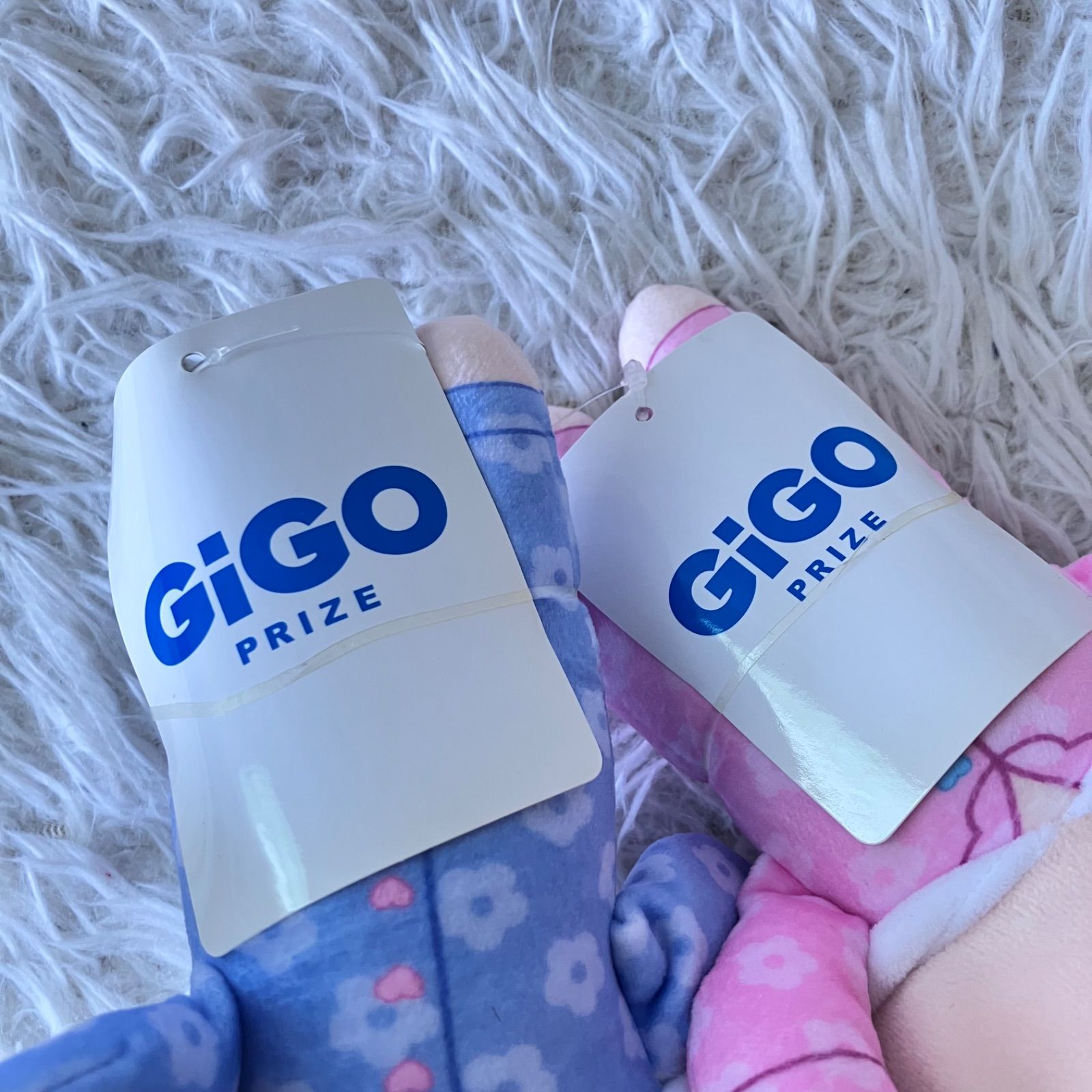 美品 ヒメヒナ HIMEHINA GiGO限定 プライズ ねそべり ぬいぐるみ 全2種